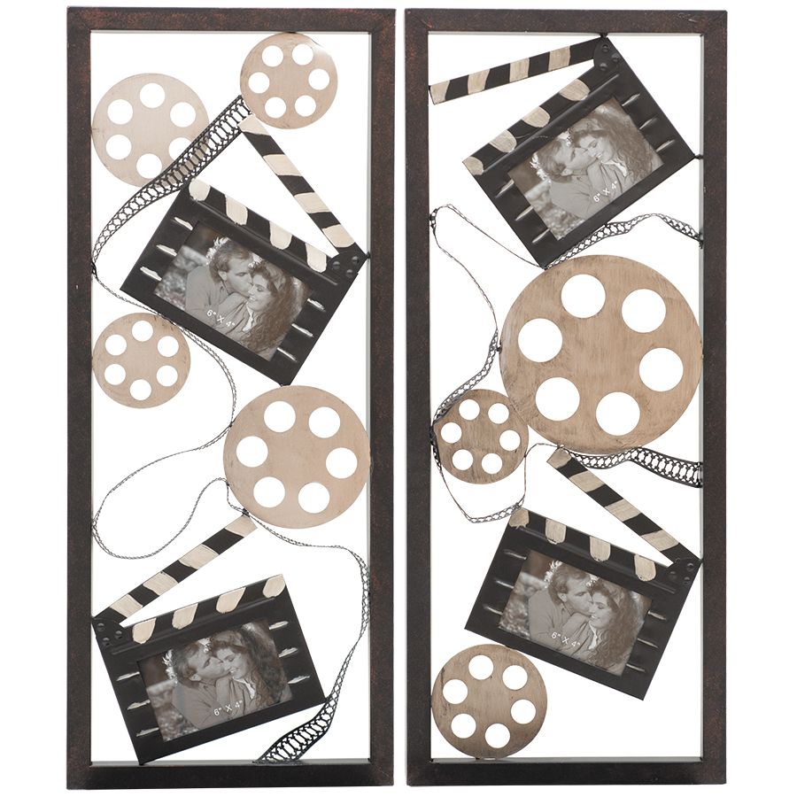 Metal Movie Wall Décor Set
