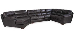 3 Piece Sectional with LAF Piano Wedge