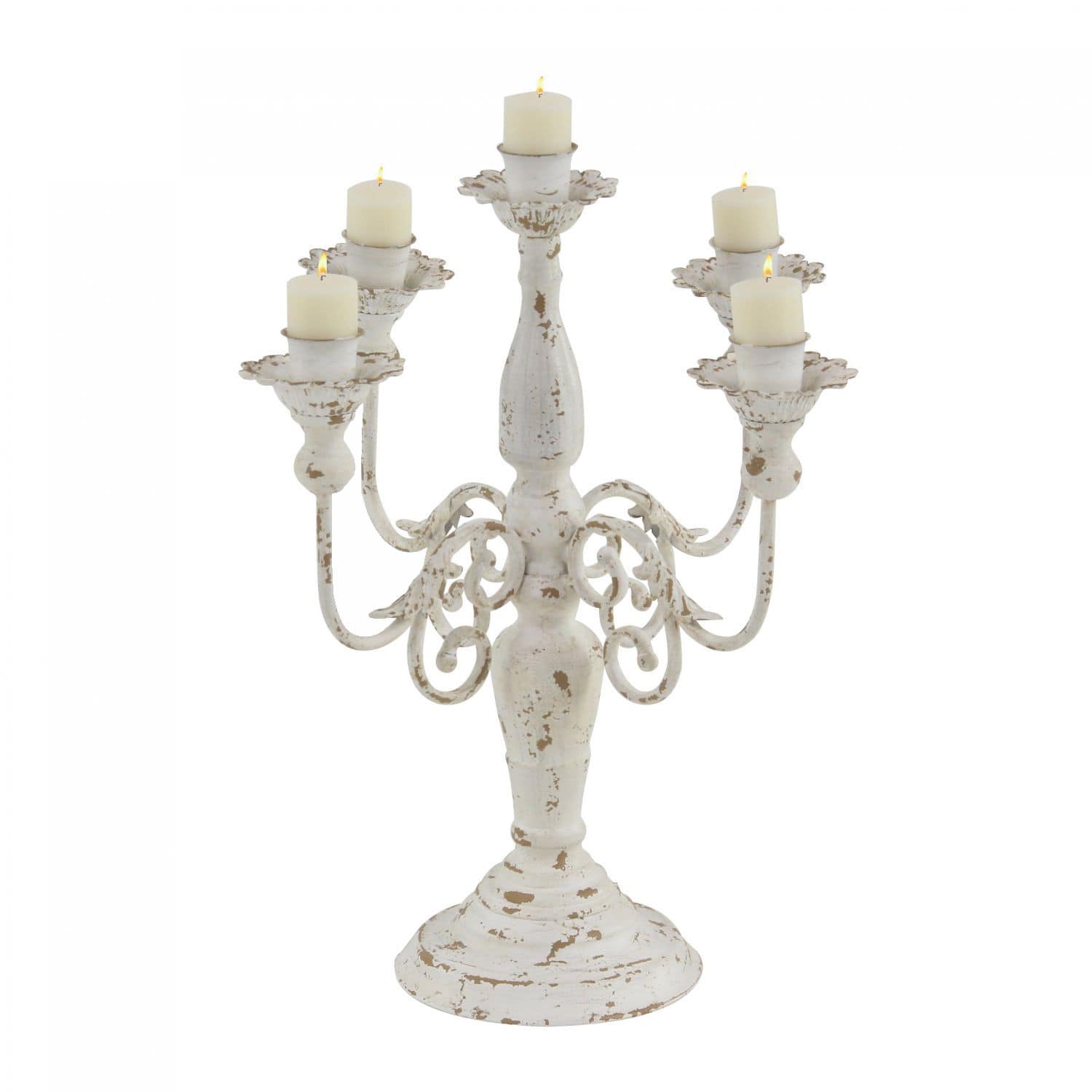 Vintage White Candelabra