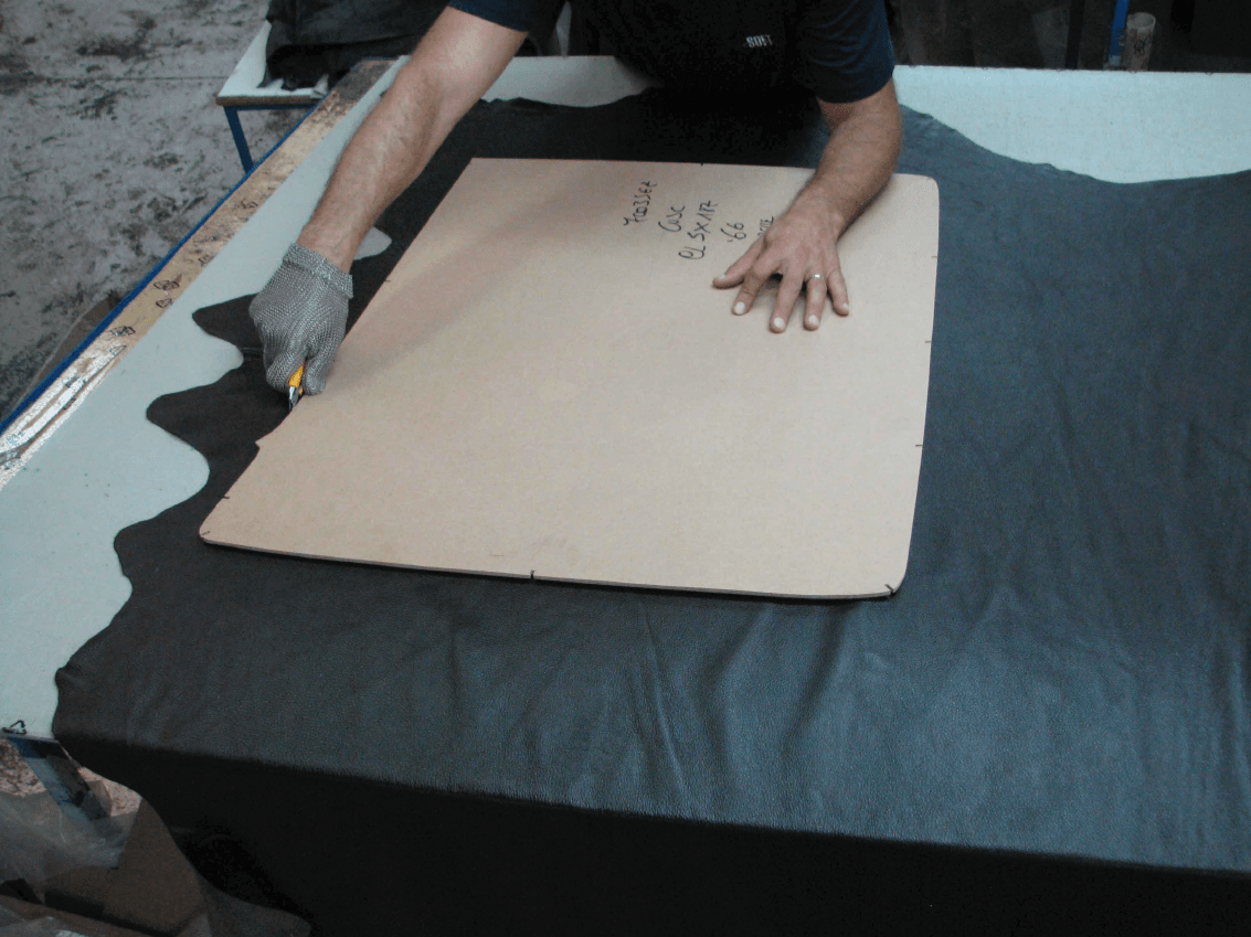 Leather cutting