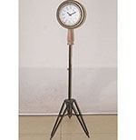 Metal Floor Clock