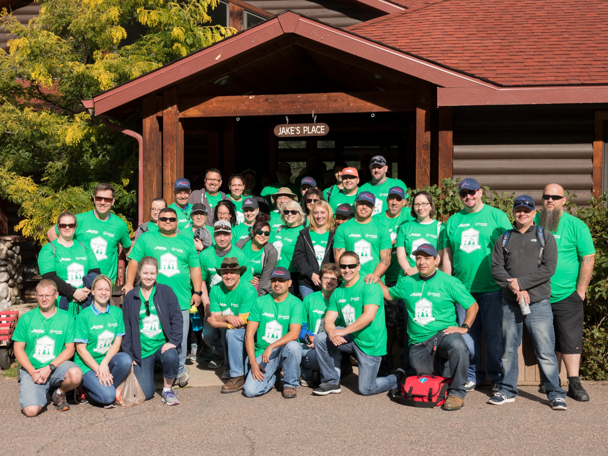AFW voluneers at Easterseals Colorado Rocky Mountain Village Camp