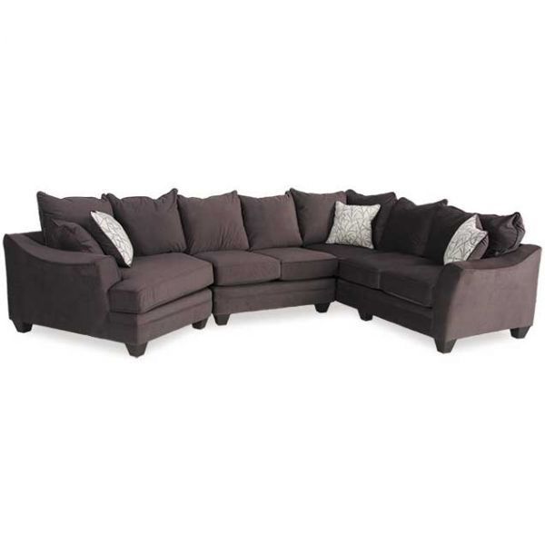 Flannel Seal 3 Piece Sectional