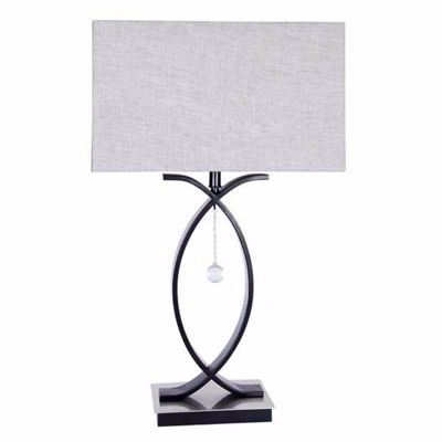 Picture of Metal Criss Cross Lamp