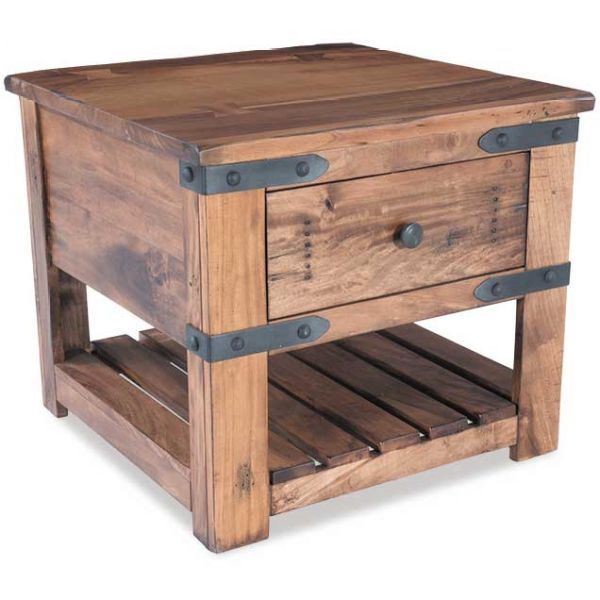 Picture of Parota End Table with Drawer