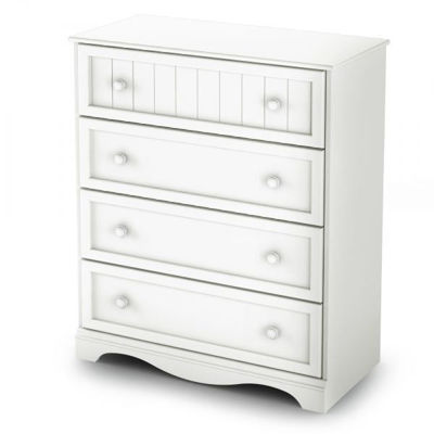 Picture of Savannah - 4-Drawer Chest, White *D