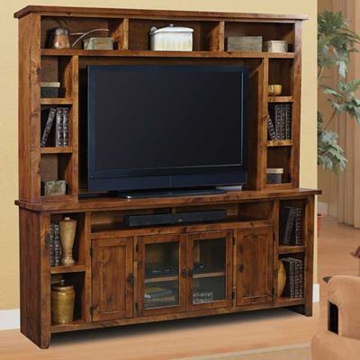 Picture of Alder Grove 84" TV Console and Hutch