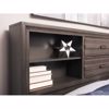 Picture of Antique Grey Full Storage Bed