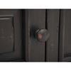 Picture of Black Isabella 3-Drawer Door Dresser