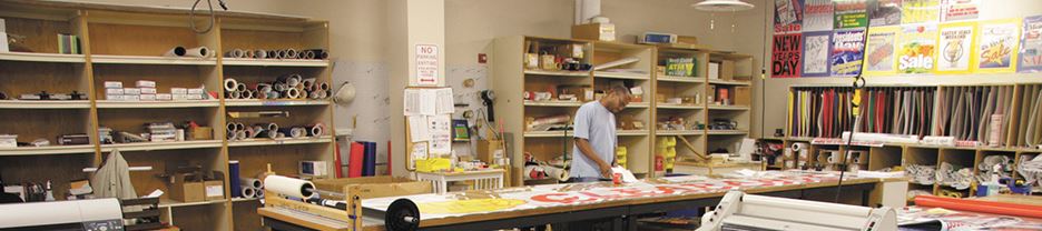 Behind The Scenes In Our Sign Shop