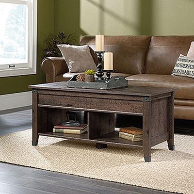 Picture of Carson Forge Lift-Top Coffee TableWashington Cherr