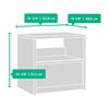 Picture of Harvey Park Night Stand Grand Walnut * D
