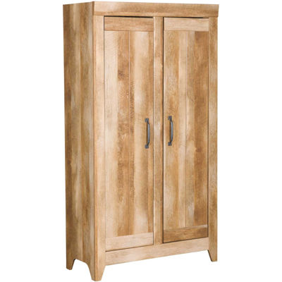 Picture of Adept Storage Wide Storage Cabinet Craftsman Oak