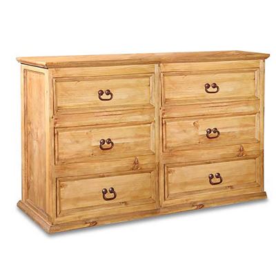 Picture of Hacienda Rustic 6 Drawer Dresser