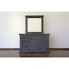 Picture of Grey Isabella 6-Drawer Door Dresser