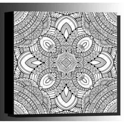 Picture of Color Your Own Canvas-Kaleidoscope 16x16 *D