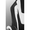 Picture of Black and White Swivel Chair w/ Otto