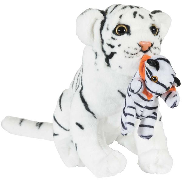 Picture of 12" White Tiger with Baby
