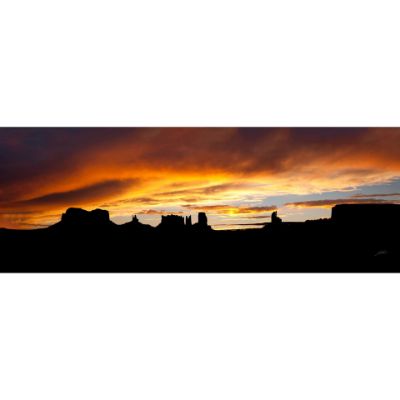 Picture of Monument Valley Storm Sunset 60x20 *D