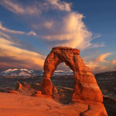 Picture of Delicate Arch at Sunset 36x36 *D