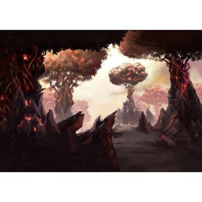 Picture of Fire Forest 24x16 *D