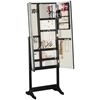 Picture of Black Lattice Jewelry Mirror Cabinet