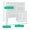 Picture of Palladia Computer Desk And Hutch Select Cherry *