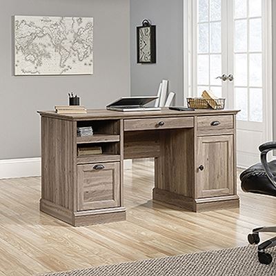 Picture of Barrister Lane Executive Desk Salt Oak * D