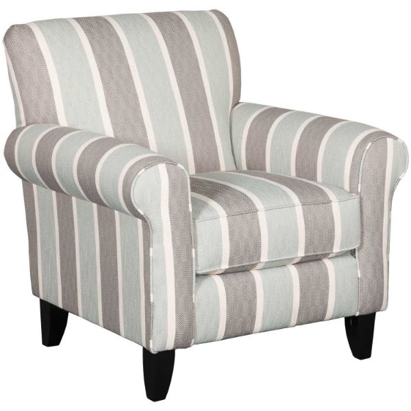 Picture of Brianne Striped Accent Chair