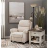 Picture of Cream Push Back Recliner