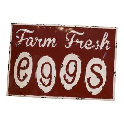 Picture of Red Farm Fresh Eggs Sign