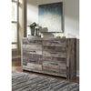 Picture of Derekson Multi Grey Drawer Dresser