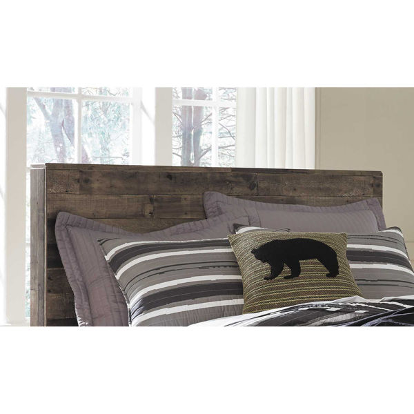 Picture of Derekson Multi Grey Twin Panel Headboard