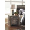 Picture of Derekson Multi Grey Two Drawer Nightstand