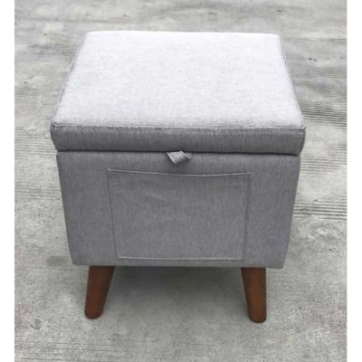 Picture of Grey Storage Ottoman