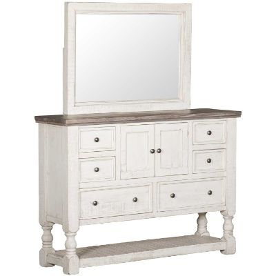 Picture of Stone Dresser and Mirror