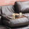 Picture of Italian Leather Triple Recline Sofa w/ Drop Table