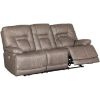 Picture of Wurstrow Smoke Italian Leather Power Reclining Sof