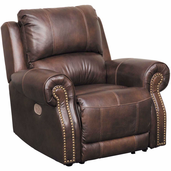 Picture of Buncrana Italian Leather Power Recliner with Adjus