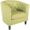 Picture of Mallory Green Tufted Tub Chair