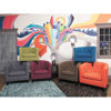 Picture of Mallory Green Tufted Tub Chair