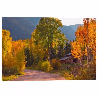 Picture of Lake City Barn At Sunset 32X48 *D