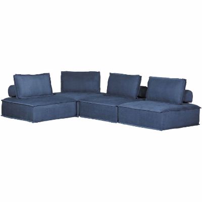 Picture of Ashton Navy 4PC Sectional