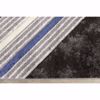 Picture of Charcoal Blue White Graphic Rug