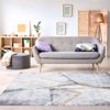 Picture of Grey Gold Graphic Rug