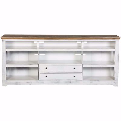 Picture of Qatar 84" TV Stand, White