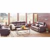 Picture of Positano Leather Reclining Console Loveseat