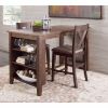 Picture of Dark Walnut 24" Stool with Back