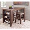 Picture of Dark Walnut Counter Height Table