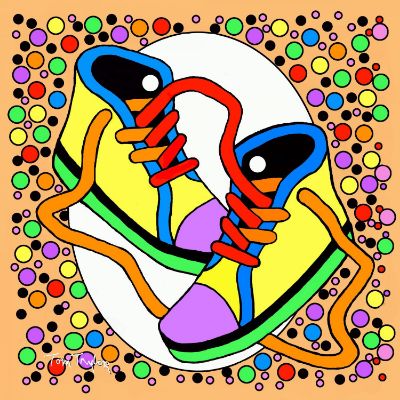 Picture of Sneakers and Candies 16x16 *D